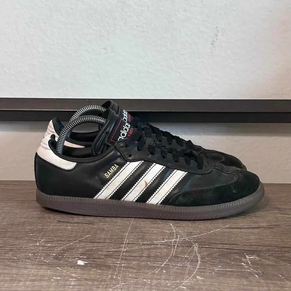 Adidas Samba Men’s Athletic Shoes Sneakers Size 7.5 Black